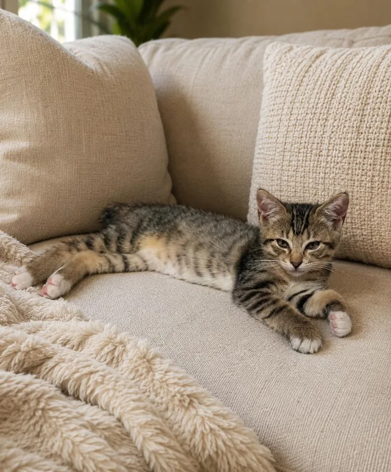 A baby small-sized female Domestic Short Hair cat named Nerf for adoption in Sebastian, FL