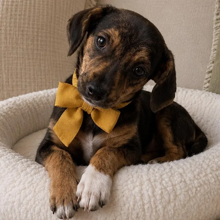A baby small-sized female Black Chiweenie dog named Zora for adoption in Crosby, TX