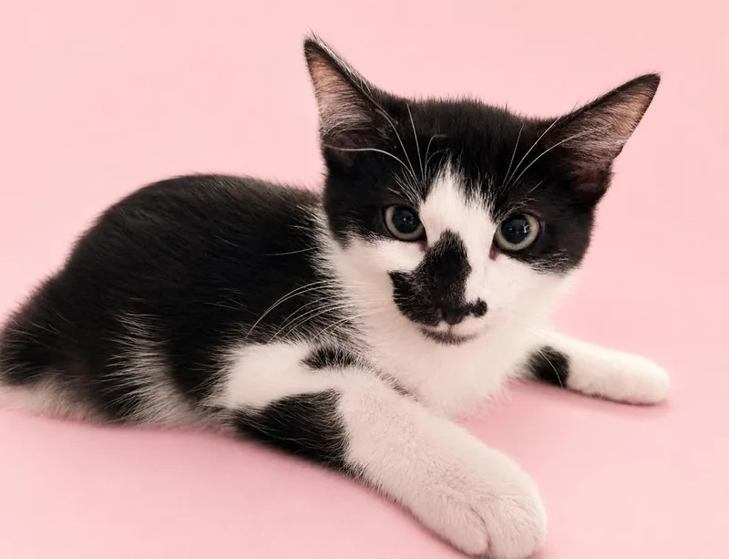 A baby small-sized female Domestic Long Hair cat named Fruit Loop for adoption in Calimesa, CA