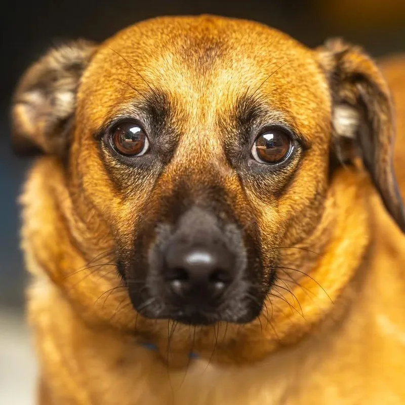 An adult small-sized female Yellow / Tan / Blond / Fawn Mixed Breed dog named Lucy for adoption in Decatur, GA