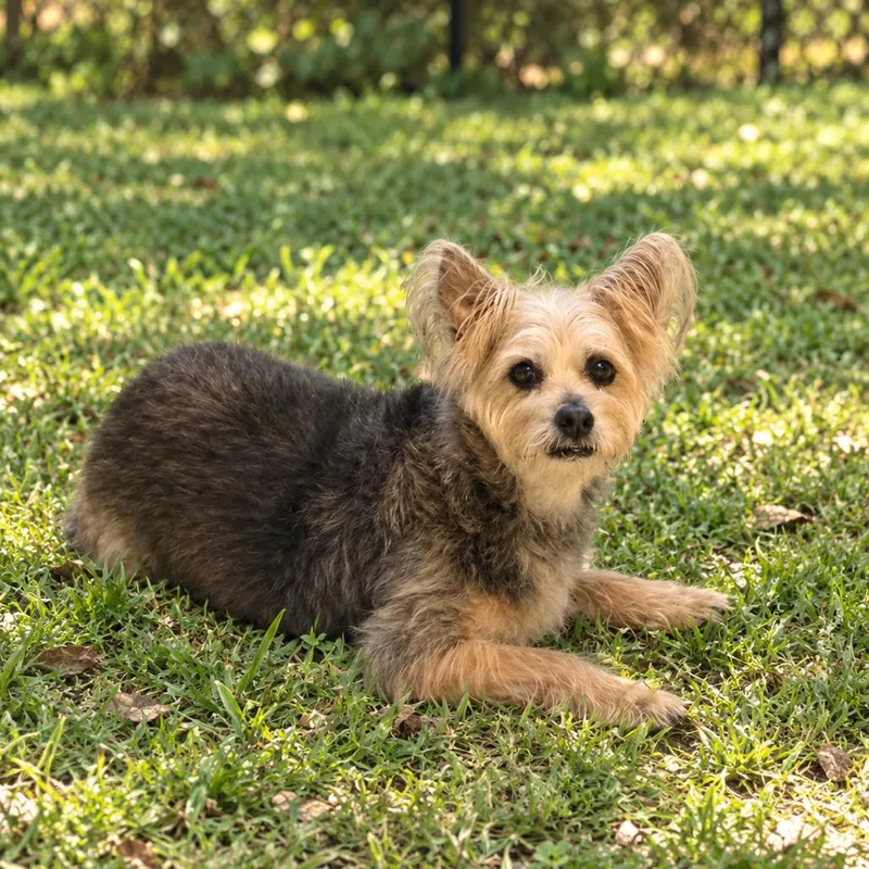 A senior small-sized female Black Terrier dog named Angel for adoption in LOXAHATCHEE, FL
