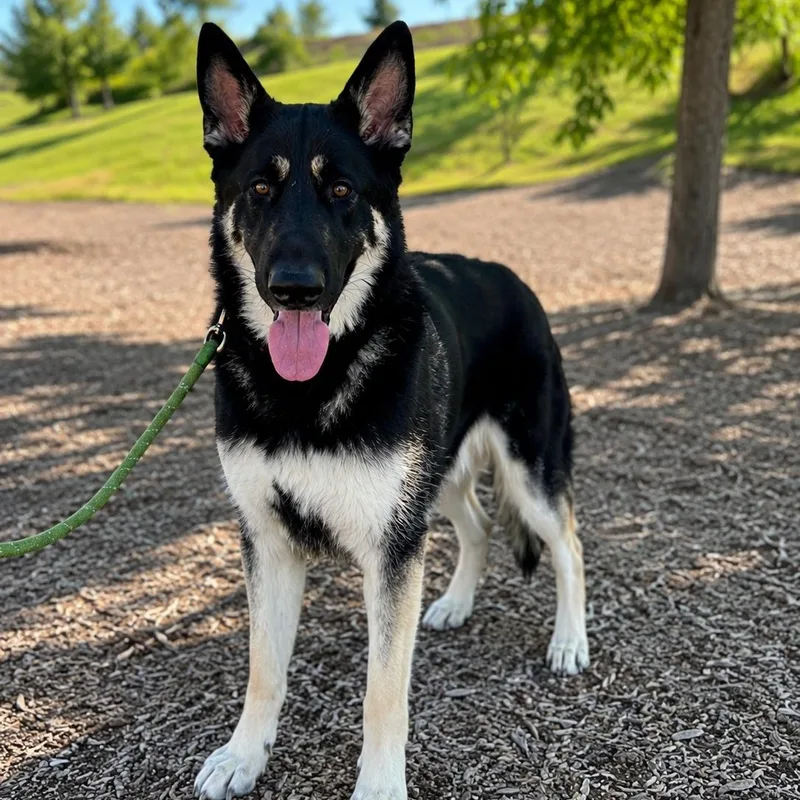 A young large-sized male German Shepherd Dog dog named Waylon Gs for adoption in Allen, TX