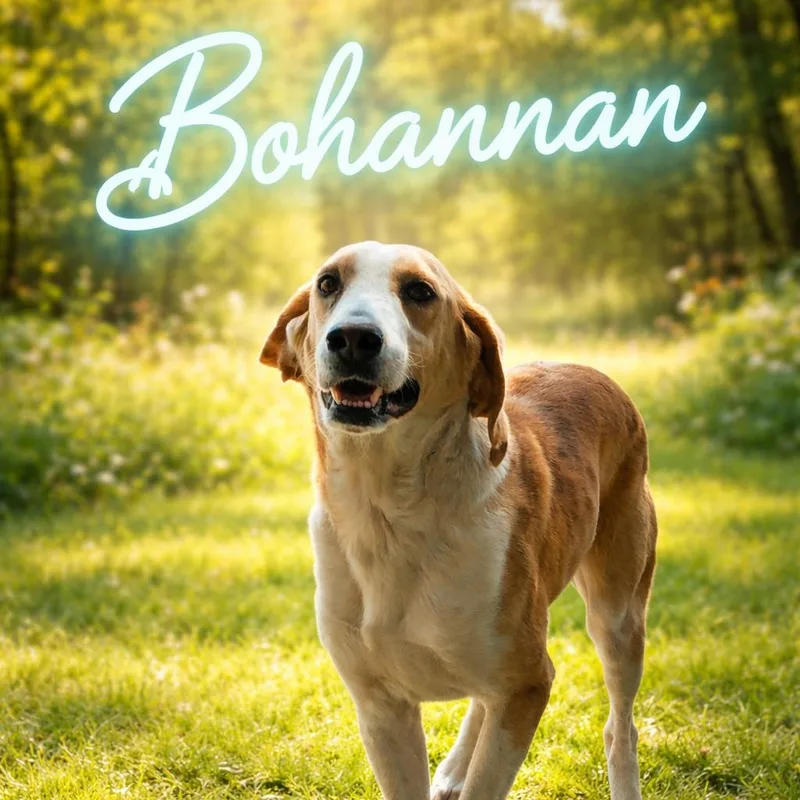 An adult large-sized male Apricot / Beige Coonhound dog named Bohannan for adoption in Valley Falls, KS