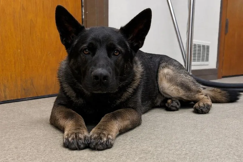 A young large-sized male German Shepherd Dog dog named Big Sarge for adoption in Springfield, OH