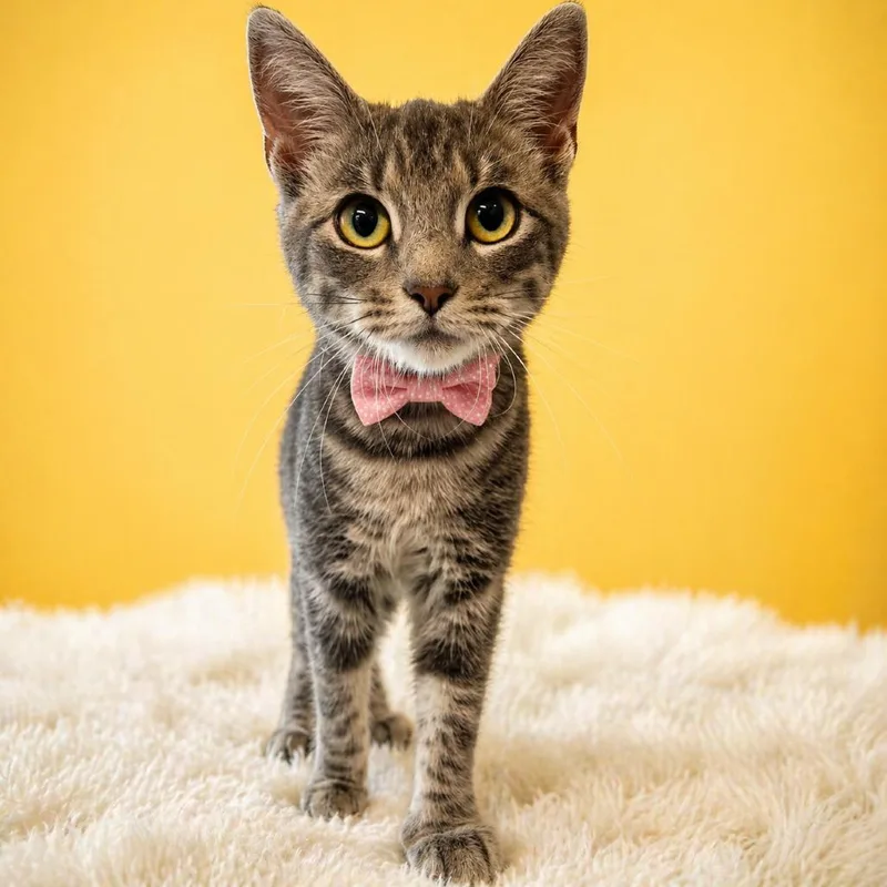 A young medium-sized female Gray / Blue / Silver Domestic Short Hair cat named Freya for adoption in Binghamton, NY
