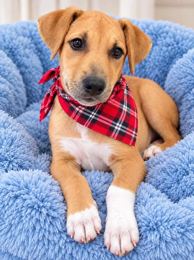 A baby medium-sized male Labrador Retriever dog named Dune for adoption in Mount Laurel, NJ