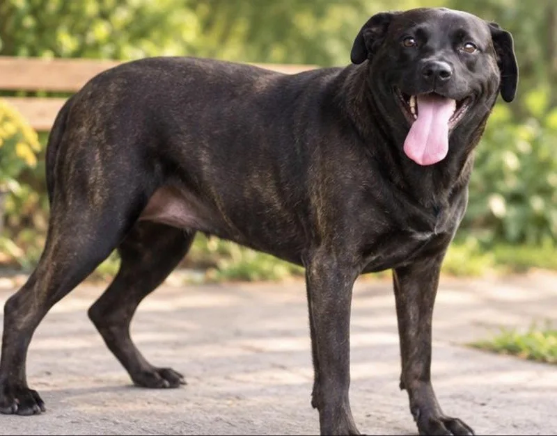 An adult large-sized female Labrador Retriever dog named Olivia for adoption in Margate, FL