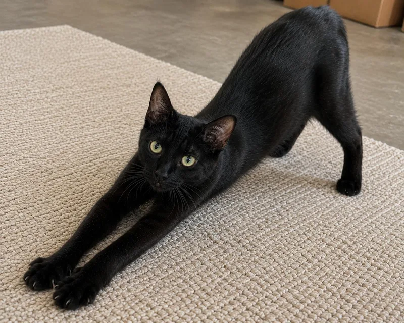 A young small-sized female Black Domestic Short Hair cat named Sadie for adoption in Orange, CA