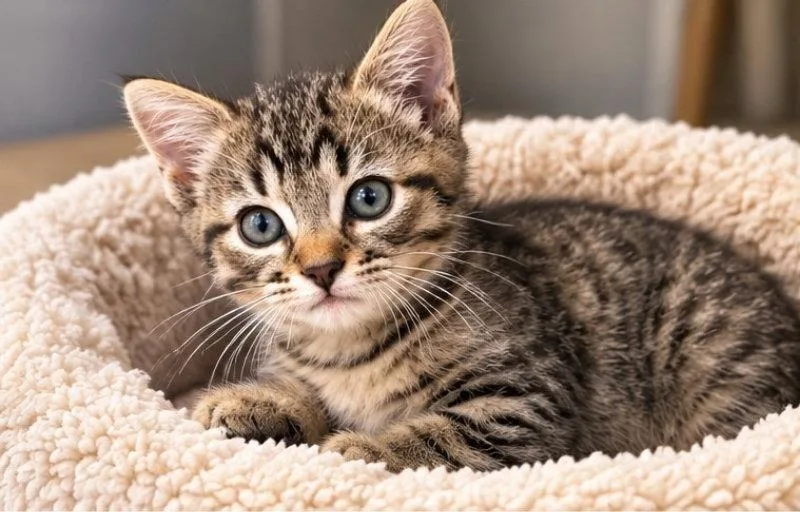 A young medium-sized male Tabby cat named Victor for adoption in Knoxville, TN