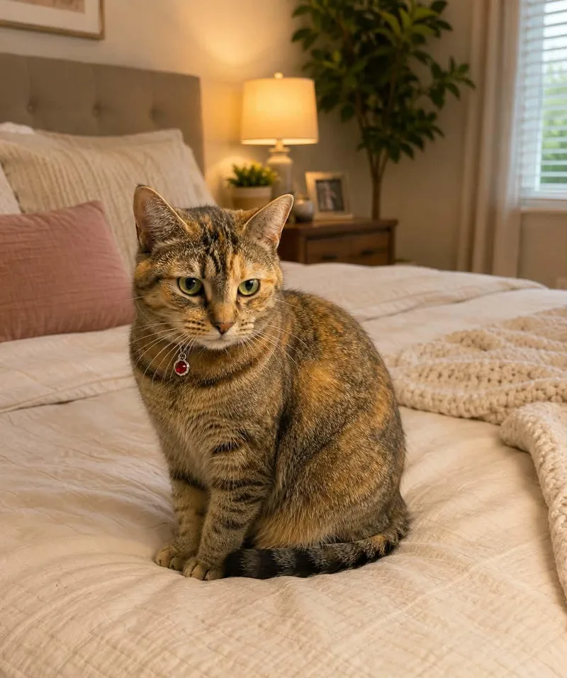An adult medium-sized female Torbie Domestic Short Hair cat named Glenda for adoption in Staten Island, NY