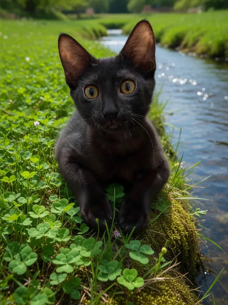 A baby medium-sized male Black Domestic Short Hair cat named Liam of Limerick for adoption in Long Beach, CA