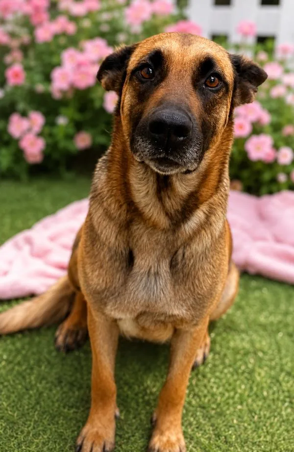An adult large-sized female German Shepherd Dog dog named Coco for adoption in Napa, CA