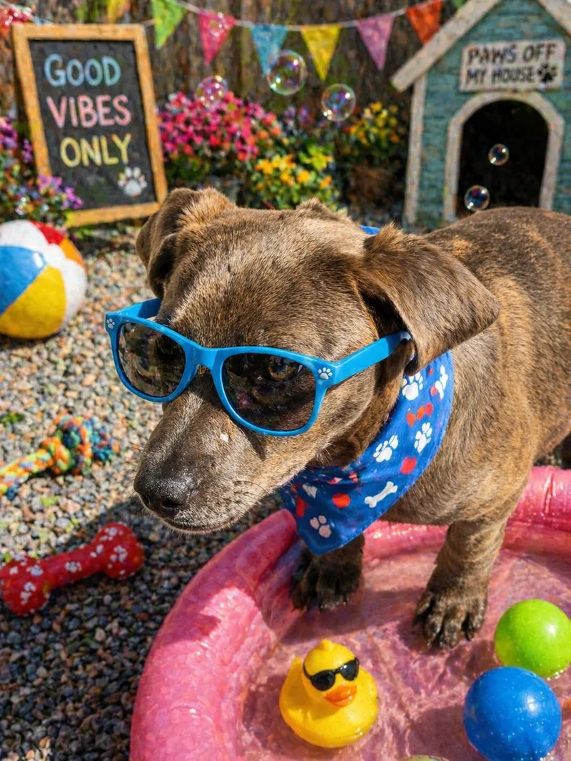 A baby medium-sized female American Staffordshire Terrier dog named Mo Hawk for adoption in Tyner, NC