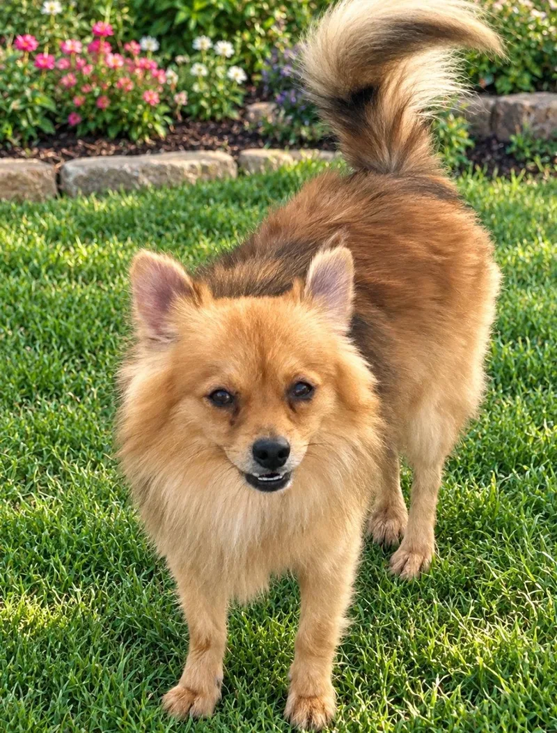 An adult small-sized male Pomeranian dog named Bentley for adoption in Grafton, WI