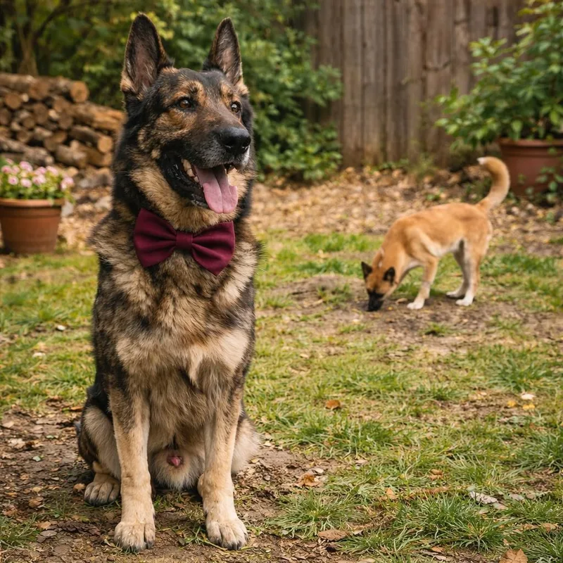 An adult large-sized male German Shepherd Dog dog named Lobo Jr for adoption in Allen, TX