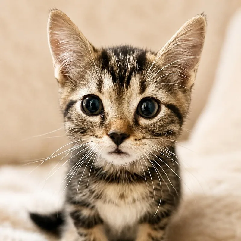 A baby small-sized female Domestic Short Hair cat named Lyric for adoption in Cumming, GA