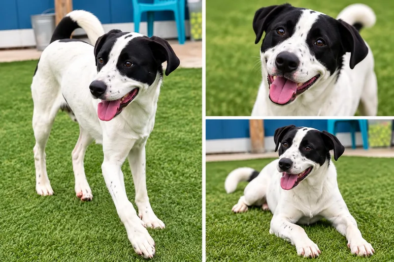 A young medium-sized male Border Collie dog named Bert for adoption in Kiln, MS