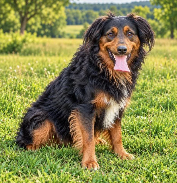 An adult medium-sized male Australian Shepherd dog named Reece for adoption in Franklin, TN