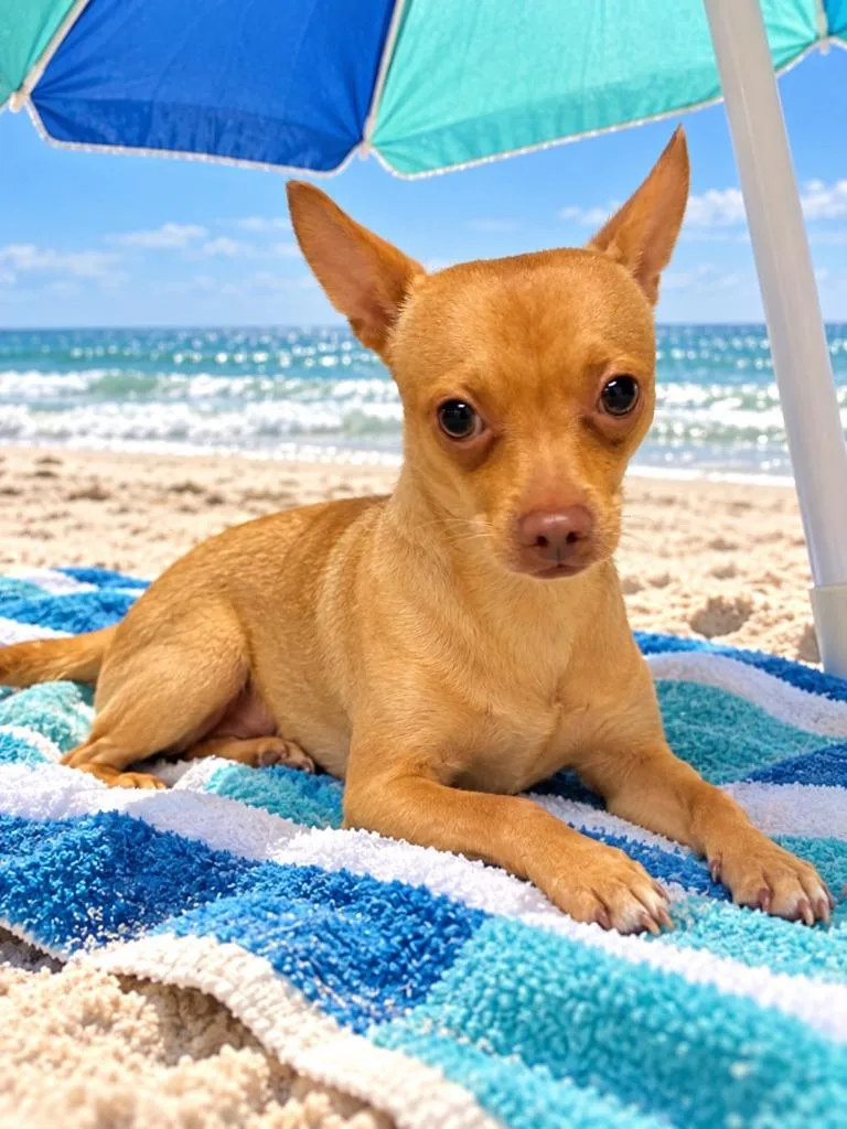 A young small-sized male Chihuahua dog named Toby for adoption in St. Augustine, FL