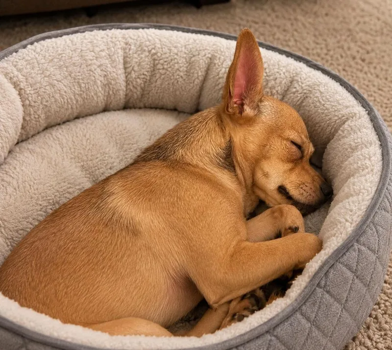 A baby small-sized male Chihuahua dog named Joey for adoption in Wilton, CA