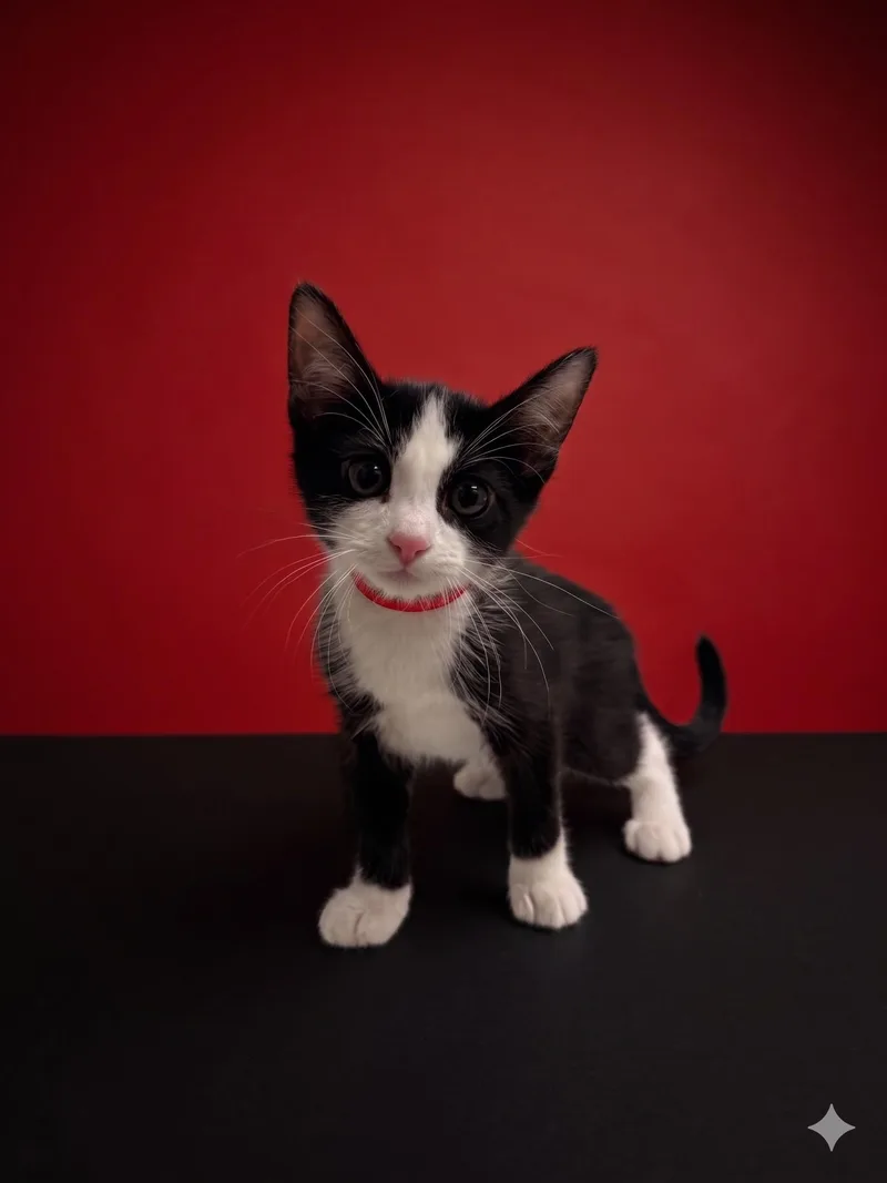 A baby small-sized male Domestic Short Hair cat named Jupiter for adoption in Los Angeles, CA
