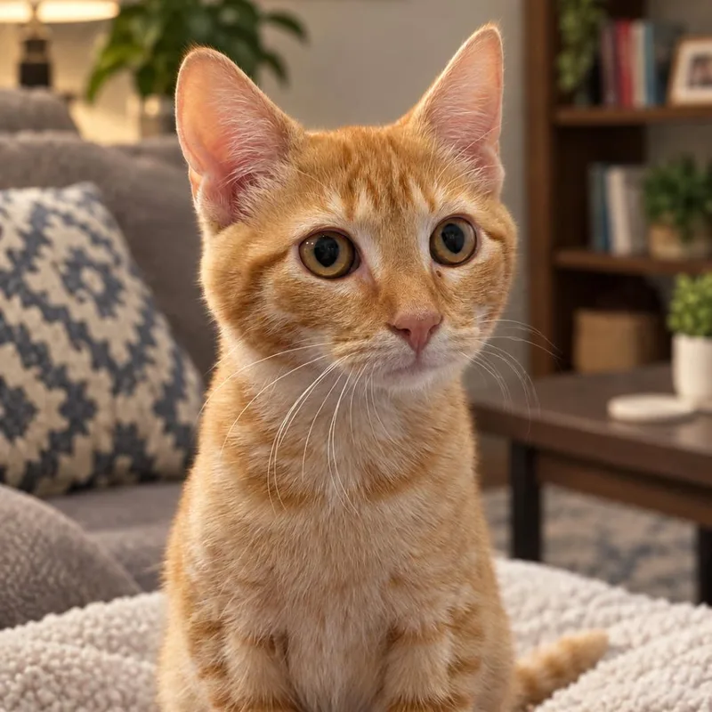 A baby small-sized male Tabby (Orange / Red) Domestic Short Hair cat named Muenster for adoption in Ocala, FL
