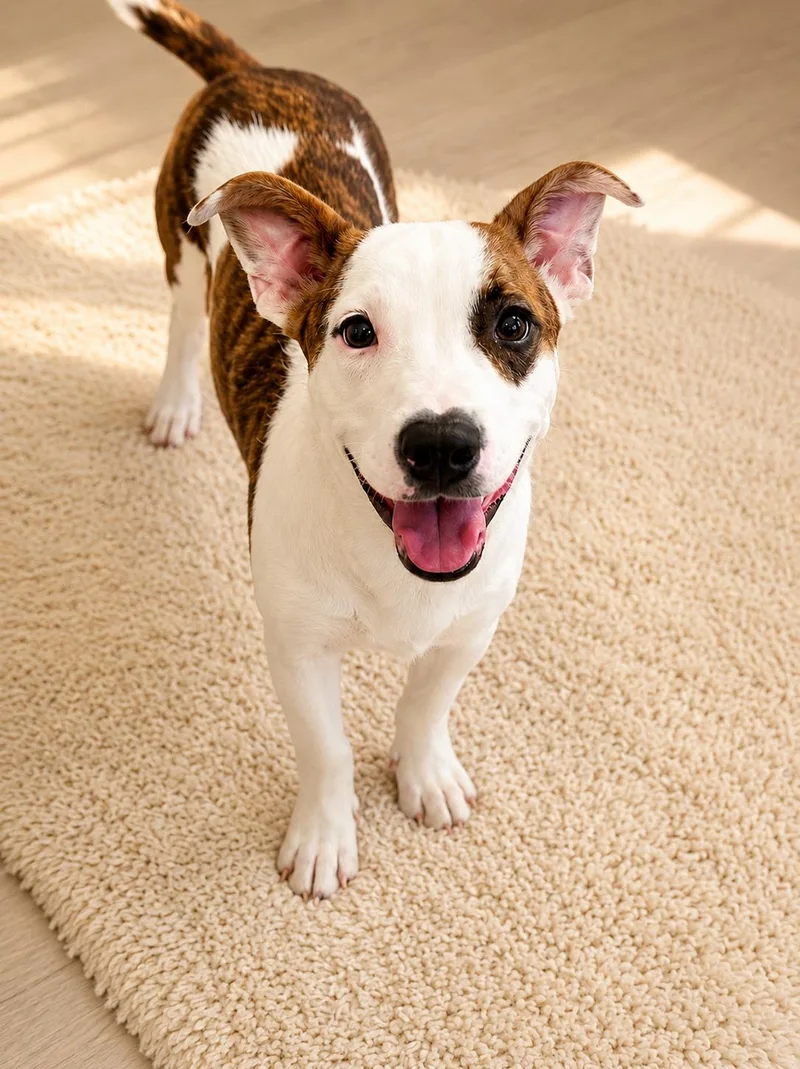 A young medium-sized male Golden Mixed Breed dog named Goober for adoption in Houston, TX