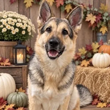 A young large-sized female German Shepherd Dog dog named Kiera for adoption in Aurora, NE