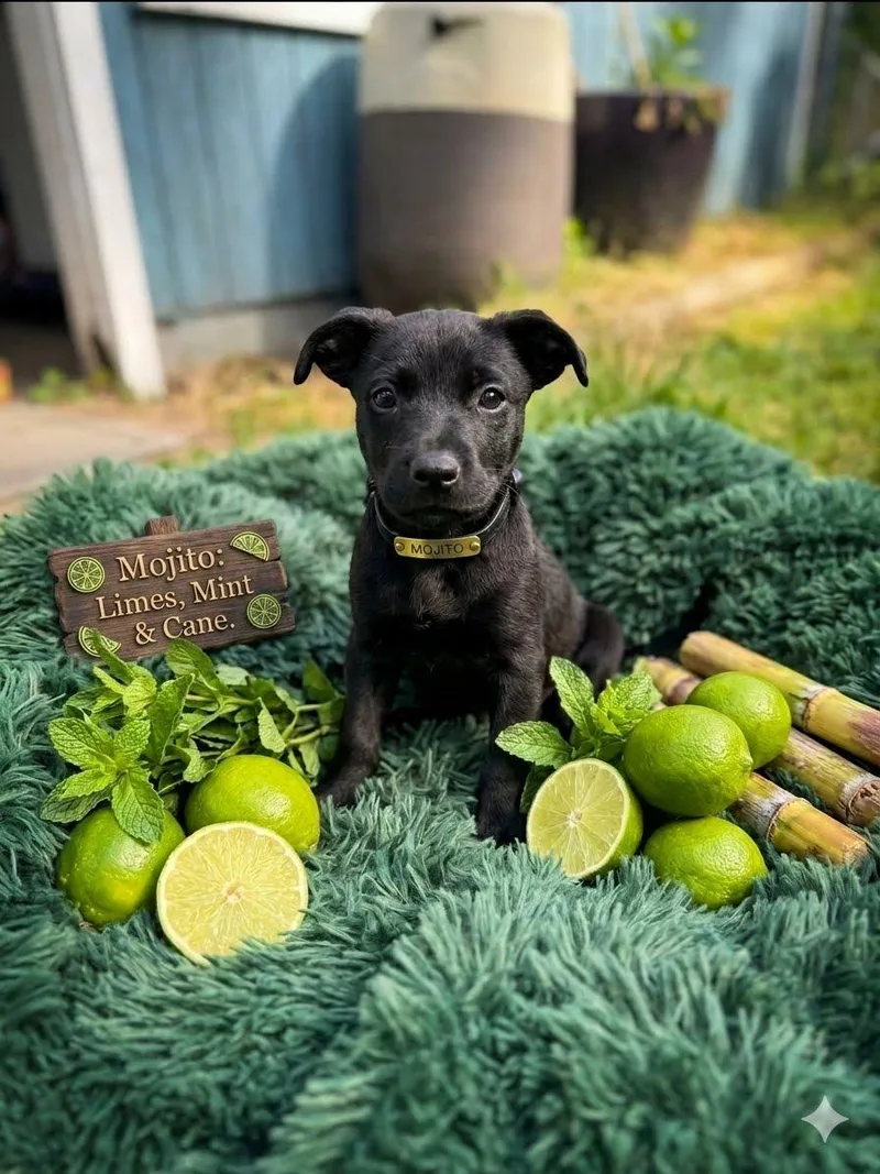 A baby small-sized male Black Chihuahua dog named Mojito for adoption in Lacey, WA
