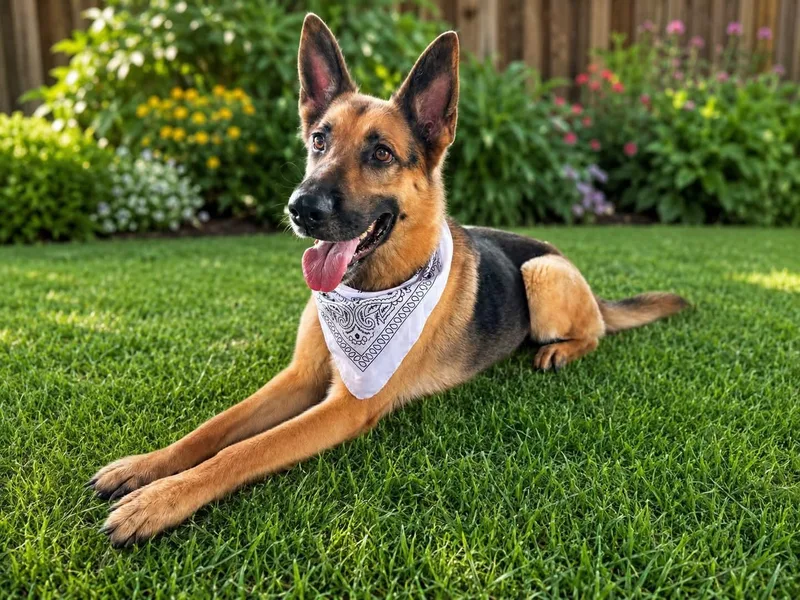 A young large-sized female Tricolor (Brown, Black, & White) German Shepherd Dog dog named Athena for adoption in Greeneville , TN