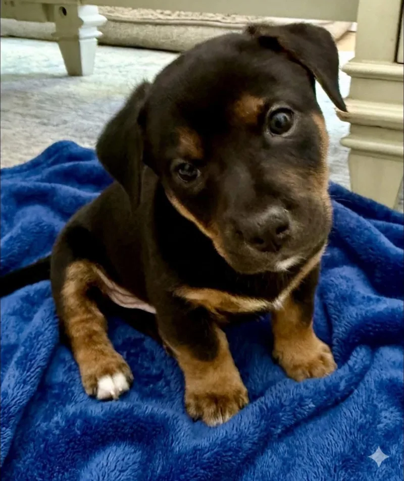 A baby small-sized male Chihuahua dog named Arlo for adoption in Rockwall, TX