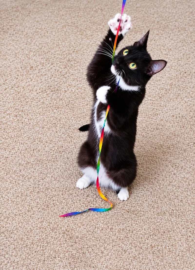 A young medium-sized male Brown / Chocolate Tuxedo cat named Toblerone — Your Favorite for adoption in Laurel, MD