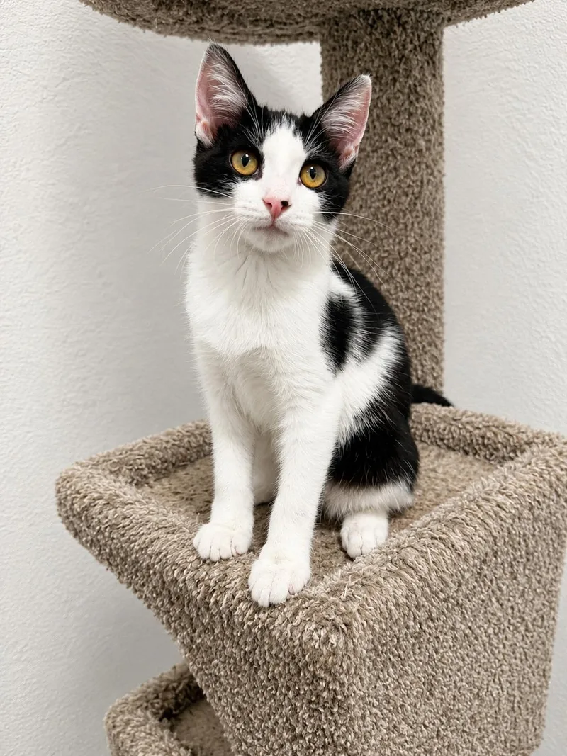 A young small-sized female Domestic Short Hair cat named Tallulah for adoption in Rio Linda, CA