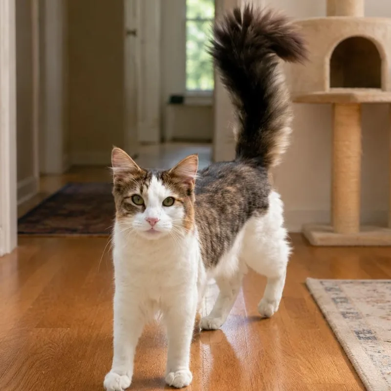 An adult medium-sized male Domestic Long Hair cat named Porter for adoption in Woodbridge, NJ