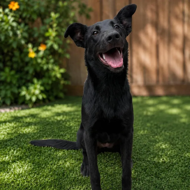 A young medium-sized female Mixed Breed dog named Mocha for adoption in Mount Shasta, CA