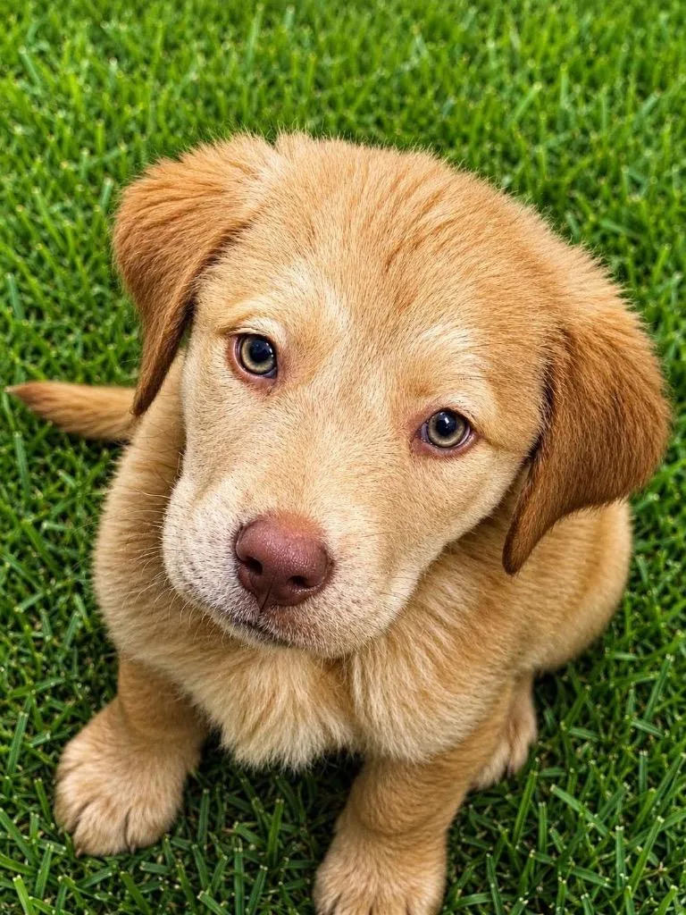 A baby medium-sized male Labrador Retriever dog named Cider for adoption in Gorham, ME