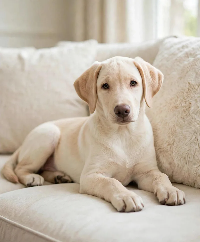A young medium-sized male Labrador Retriever dog named Nash for adoption in Union Grove, WI