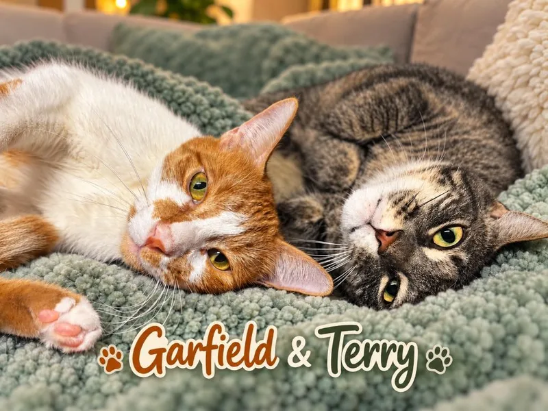 A young small-sized male Domestic Short Hair cat named Garfield  Terry for adoption in Sebastian, FL
