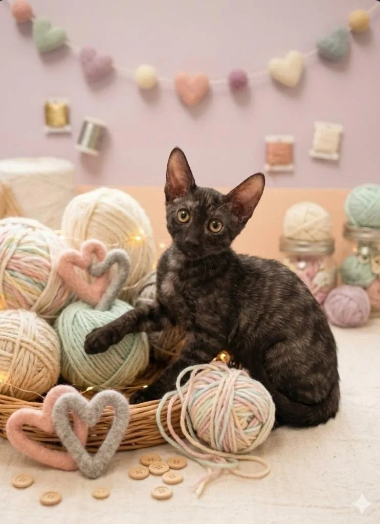 A baby small-sized male Domestic Short Hair cat named Topaz for adoption in San Jacinto, CA