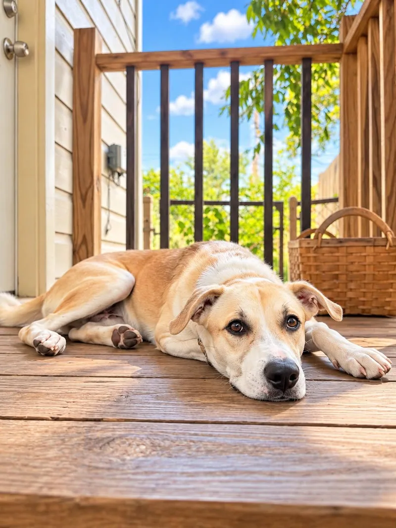 A young medium-sized male Shepherd dog named Leo for adoption in Houston, TX