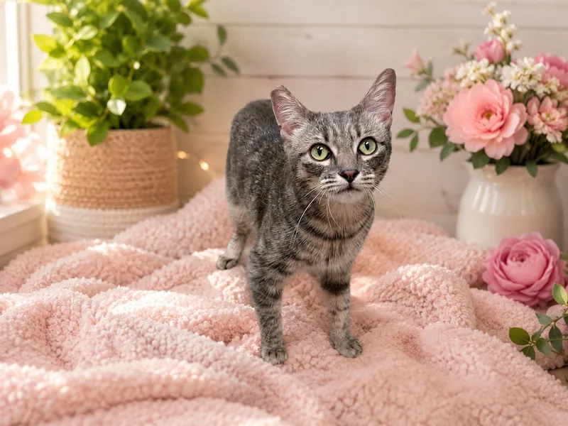An adult medium-sized female Domestic Short Hair cat named Lucy for adoption in Gilroy, CA