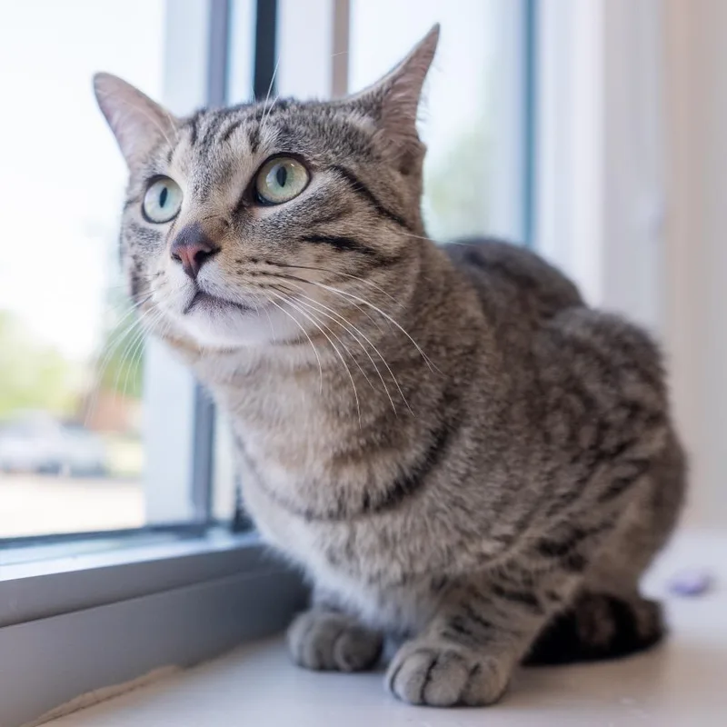 A young large-sized male Brown / Chocolate Domestic Short Hair cat named Mongo for adoption in Inver Grove Heights, MN