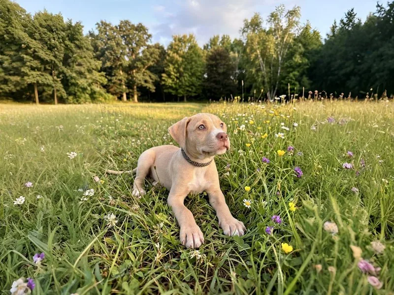 A baby small-sized female Catahoula Leopard Dog dog named Evergreen for adoption in Sebastian, FL