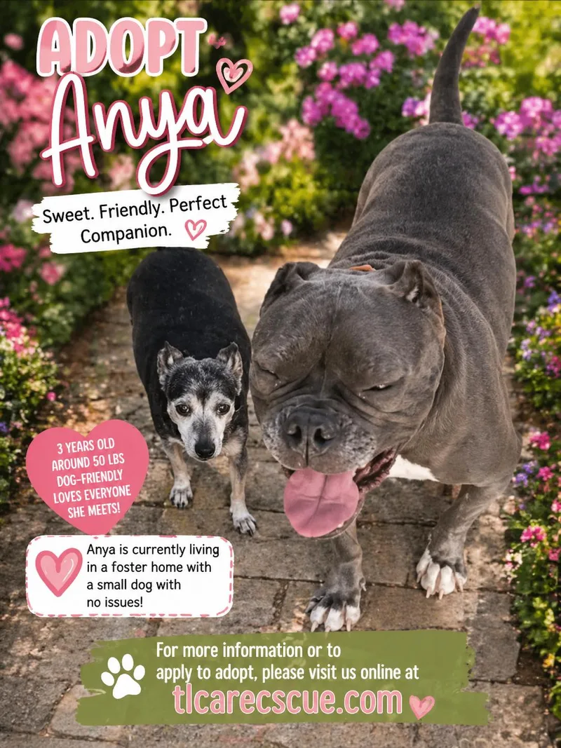 An adult medium-sized female American Bulldog dog named Anya for adoption in Cape May Court House, NJ