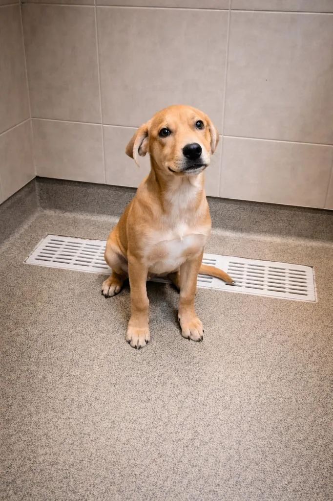 A young large-sized female Yellow / Tan / Blond / Fawn Mixed Breed dog named Wigglebutt Supreme for adoption in Rock Hill, NY