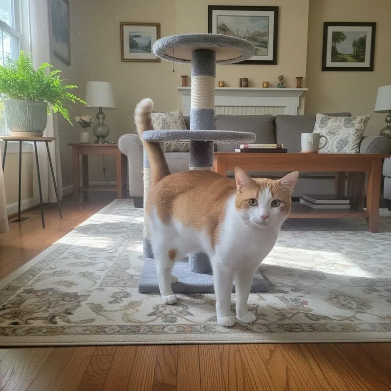 An adult medium-sized male Orange & White Domestic Short Hair cat named Ginger for adoption in Chuckey, TN