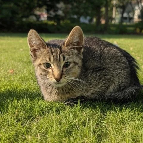A baby small-sized male Domestic Short Hair cat named Buster Brown for adoption in Clinton Township, MI