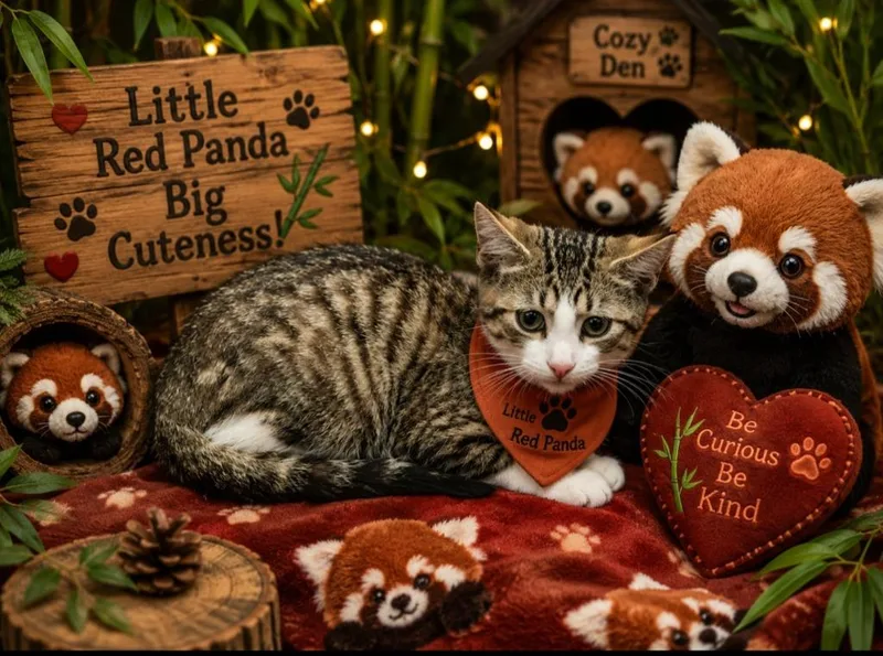 A baby small-sized male Domestic Short Hair cat named Red Panda for adoption in Washington Court House, OH