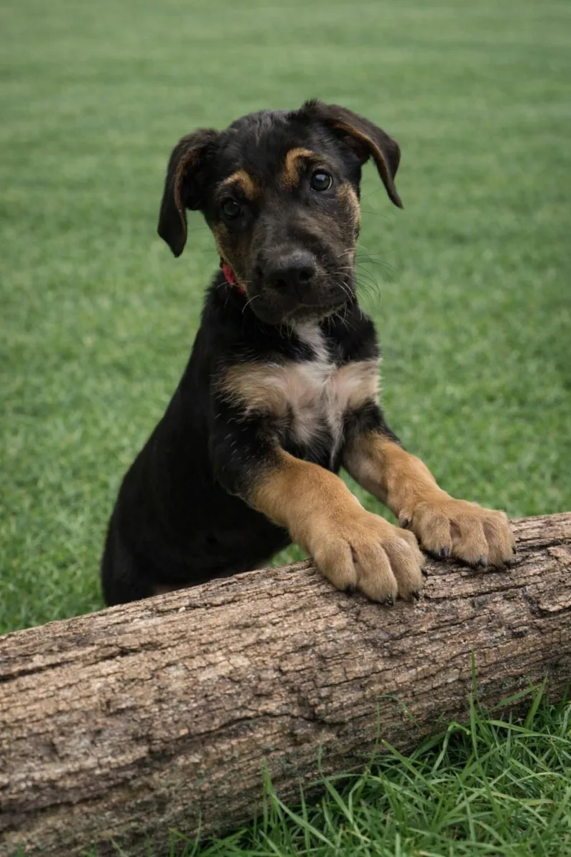 A baby medium-sized male Mixed Breed dog named Rique for adoption in Orlando, FL