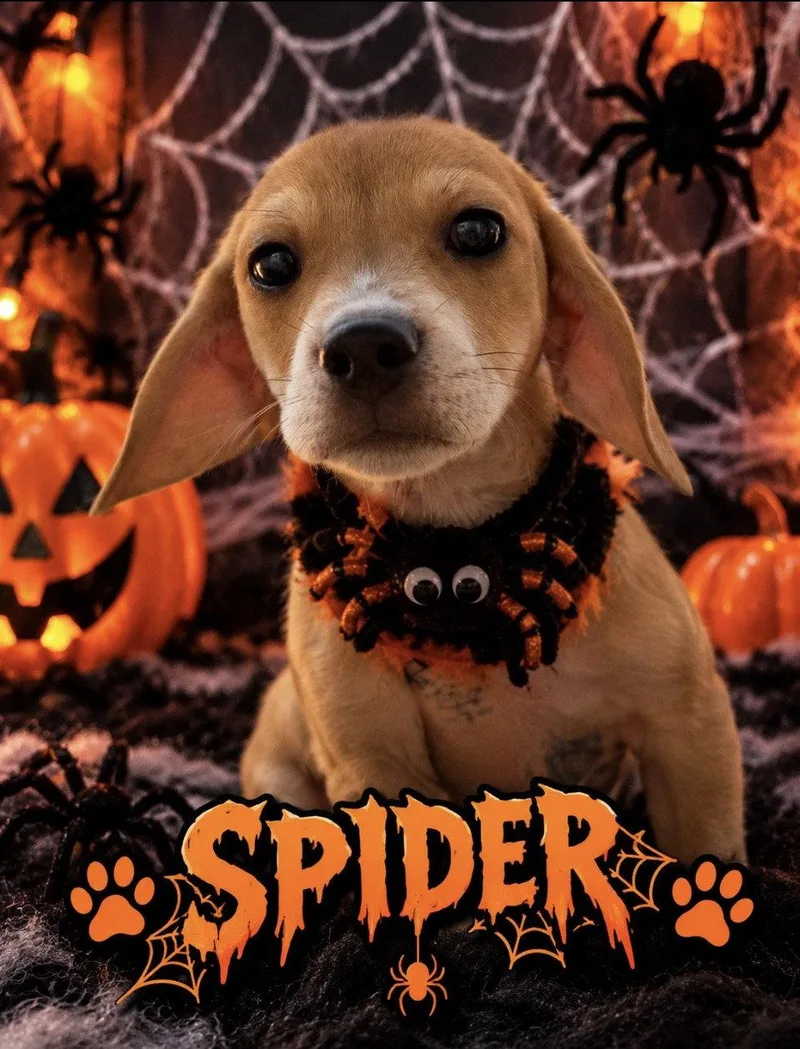 A baby medium-sized male Beagle dog named Spider for adoption in Stroudsburg, PA